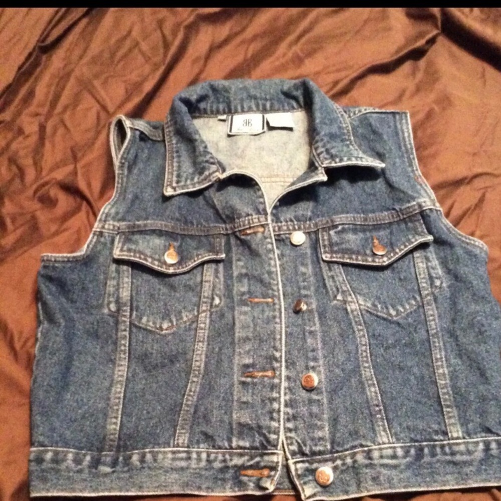 Jean jacket vest